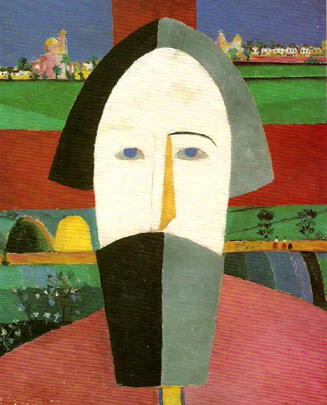 Kazimir Malevich head of a peasant France oil painting art